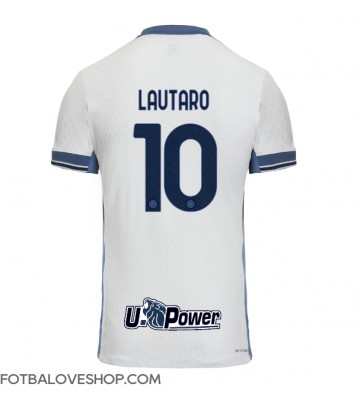 Inter Milan Lautaro Martinez #10 Venkovní Dres 2024-25 Krátký Rukáv